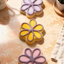 Sachet de 3 Biscuits - Fleurs