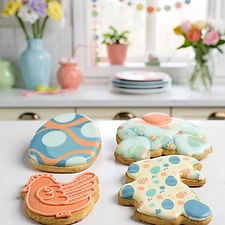 Pochette Biscuits Motif Pâques